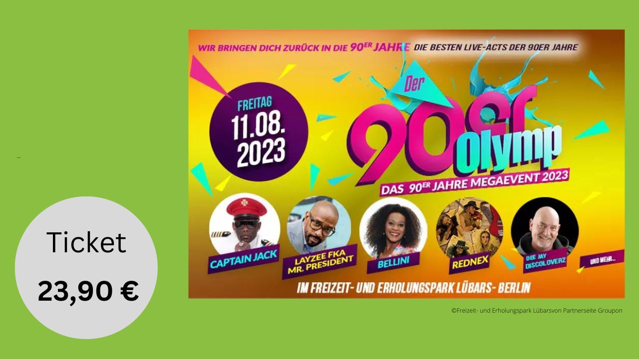 90er Olymp Festival am 11.08. in Lübars 