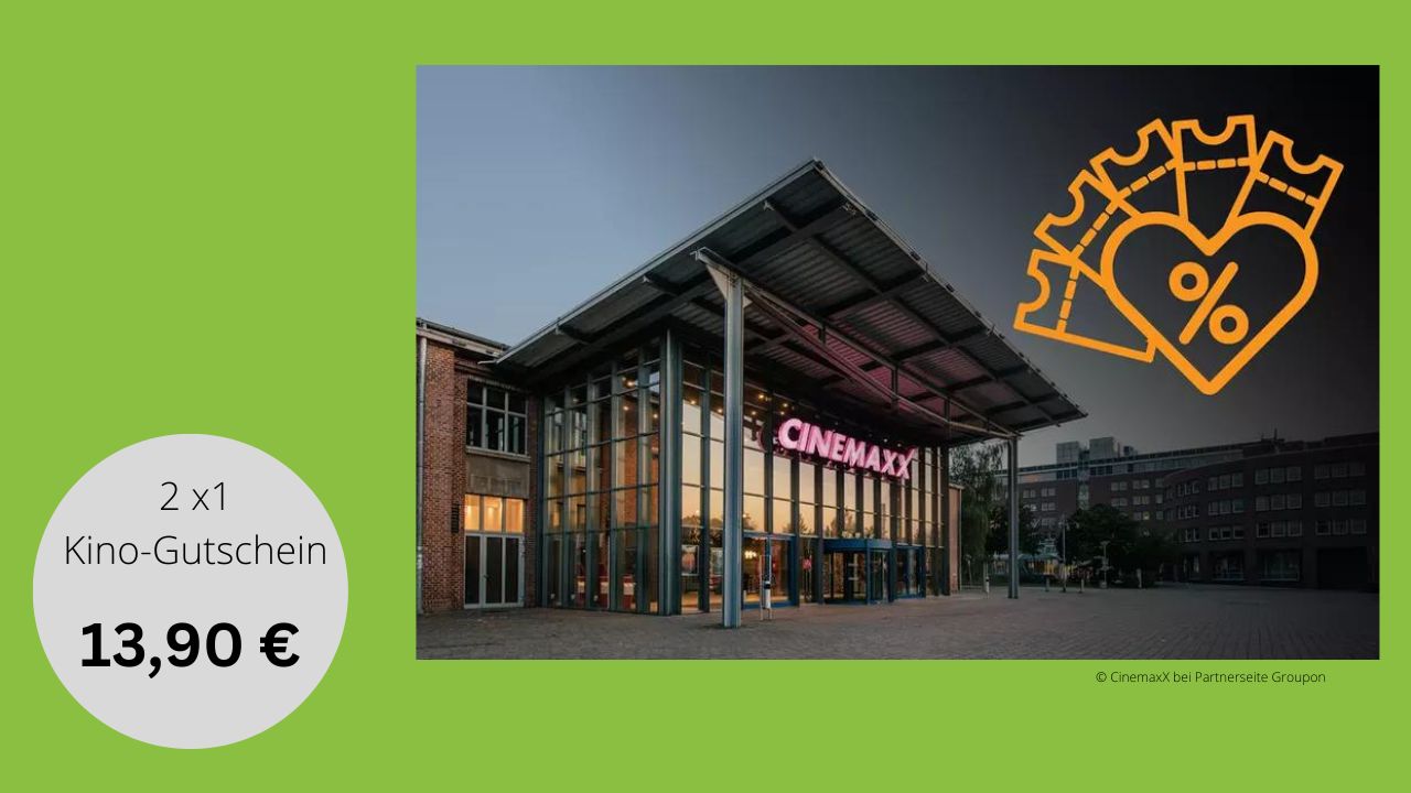 Gutschein für die CinemaxX Kinos Gutschein für die CinemaxX Kinos