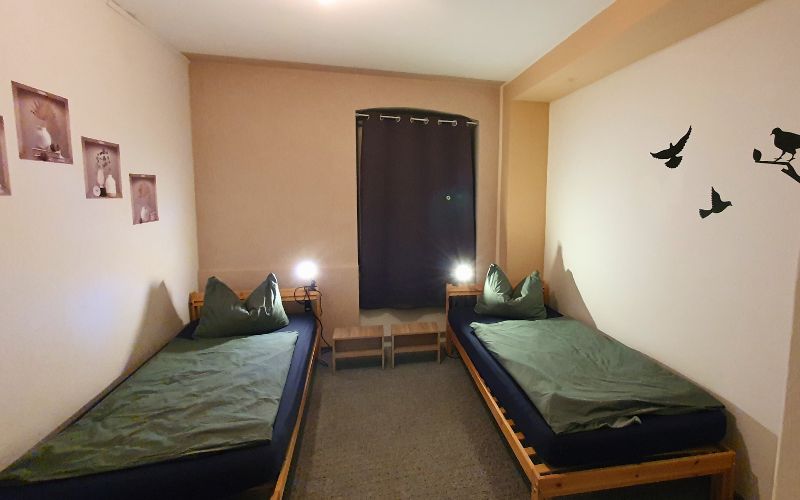 Schlafzimmer Monteurunterkunft Damerowstr. Berlin