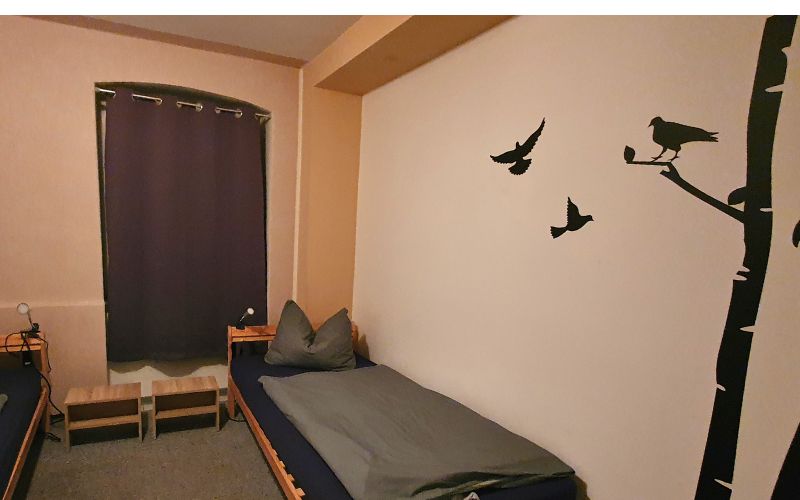 Schlafzimmer Monteurunterkunft Damerowstr. Berlin 1