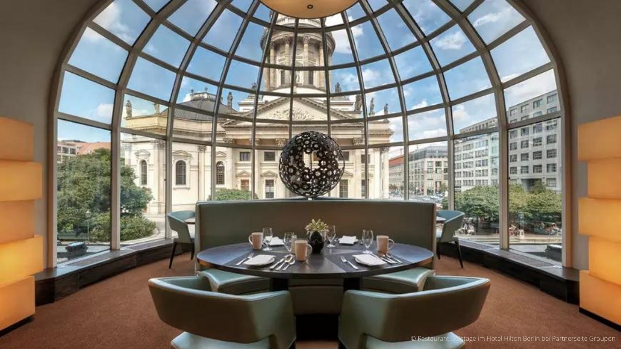 Fruehstuecksbuffet im Hotel Hilton Berlin1