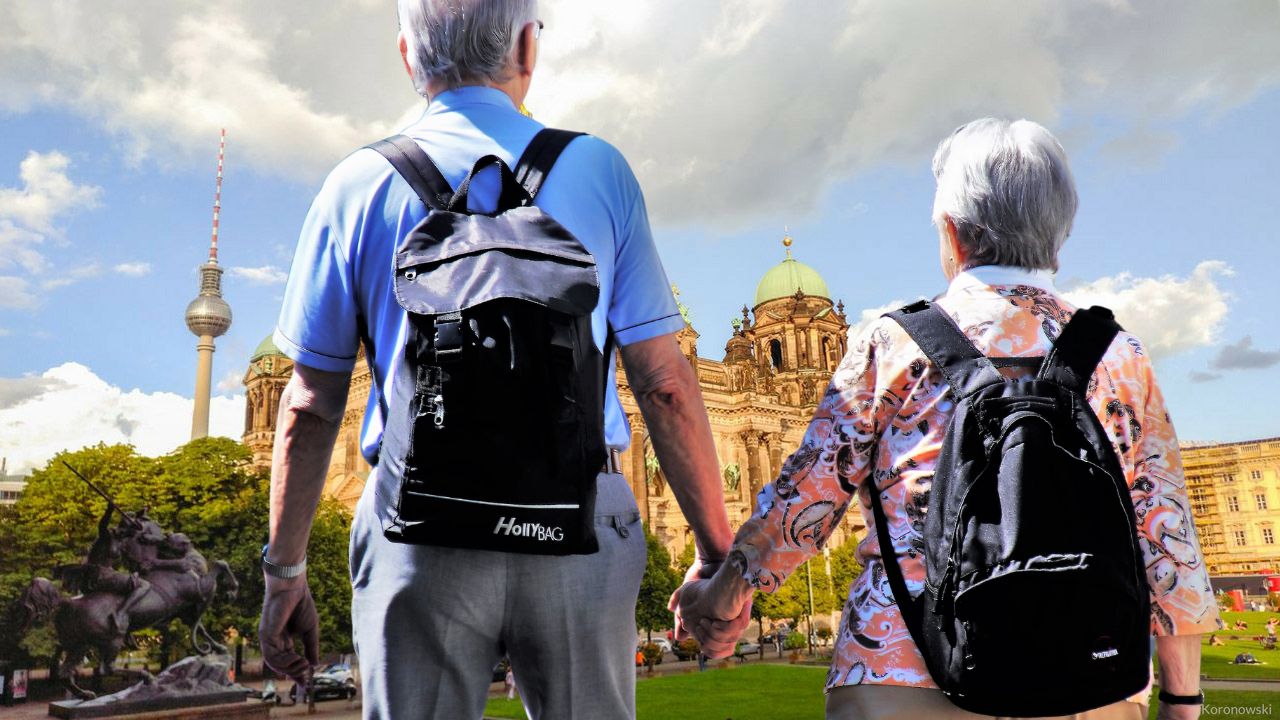Perfekt für unterwegs der Rucksack
