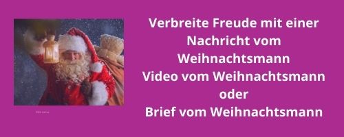 Elfi Brief oder Video vom Weihnachtsmann