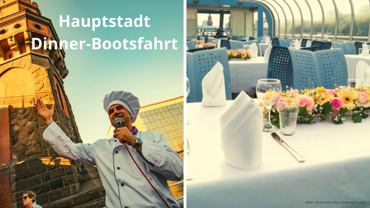 Hauptstadt Dinner Bootsfahrt