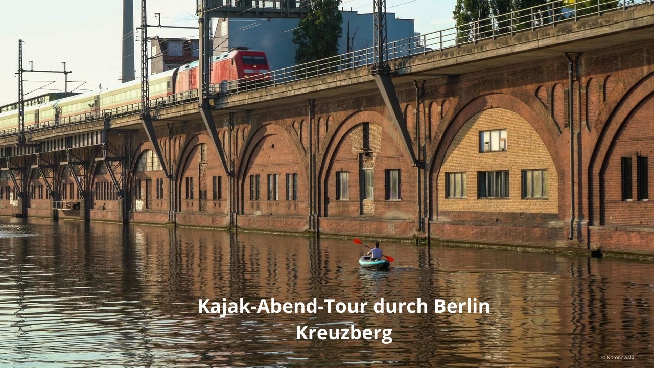 Kajak Abend Tour durch Berlin Kreuzberg