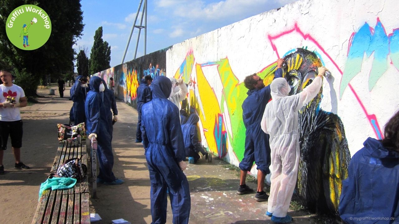 Graffiti Workshop - Sprayen an der Berliner Mauer