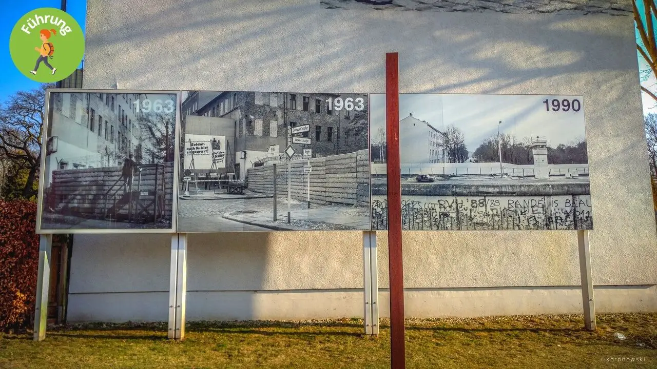 Gedenkstätte Bernauer Straße mit der Tour eines 15 bis 17-Jährigen in der DDR.