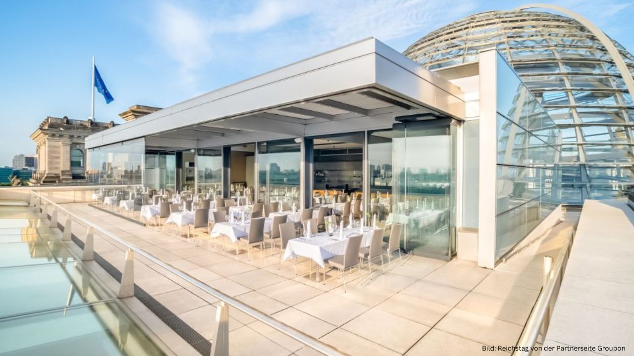 Dachterrasse im Reichstag Berlin