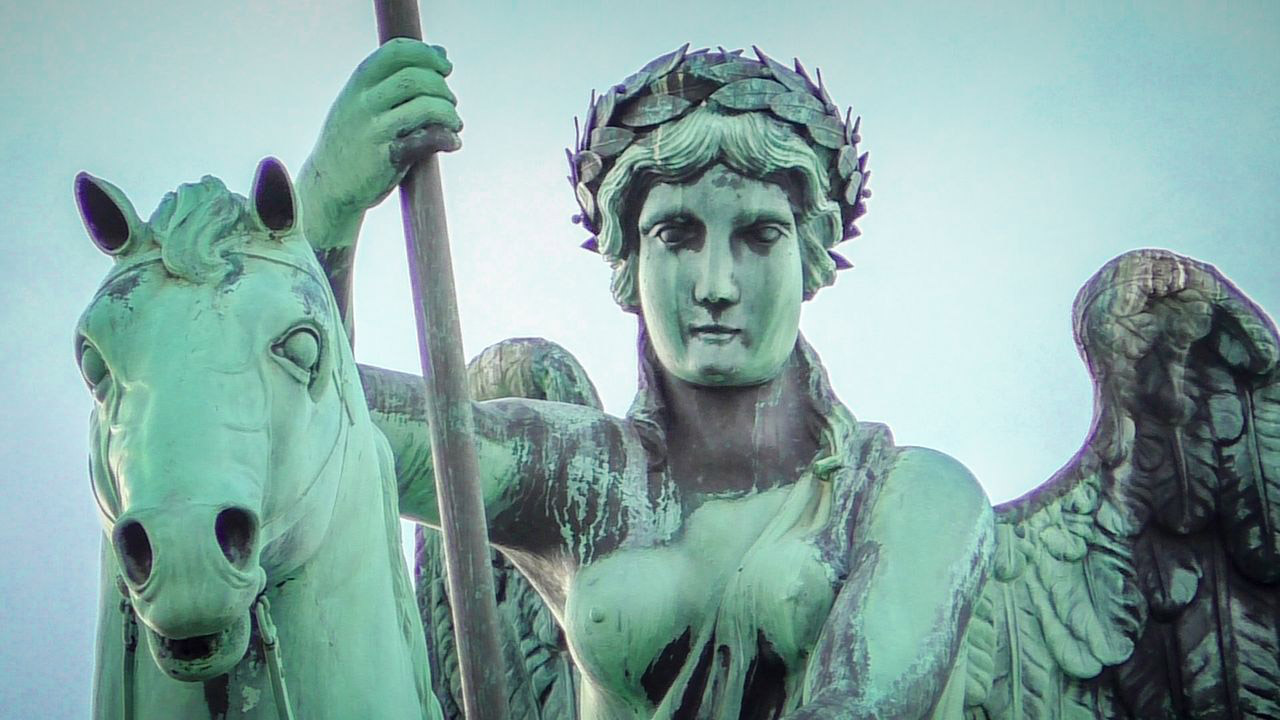 Die Quadriga auf dem Brandenburger Tor in Berlin