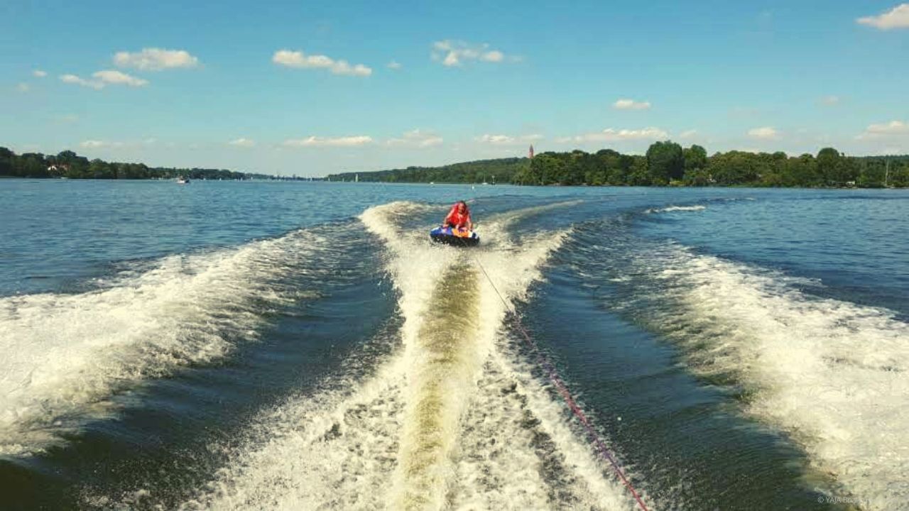 der perfekte Tag auf dem Wasser