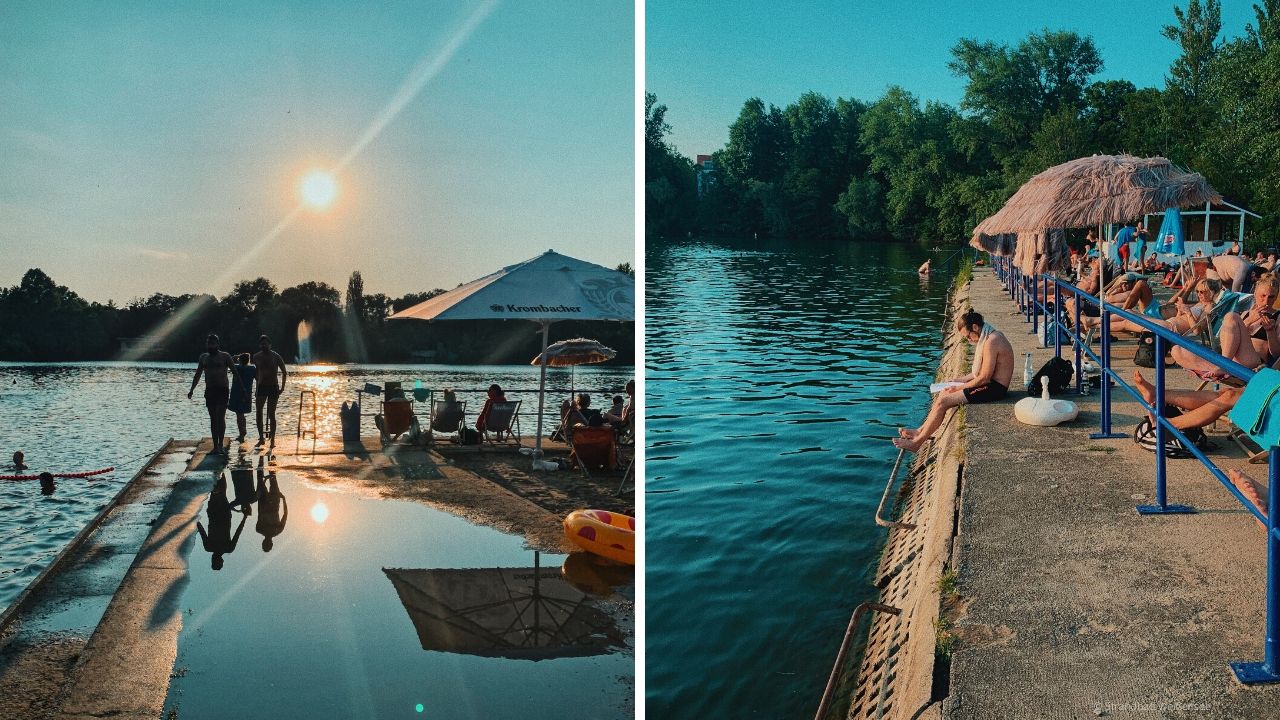 Strandbad Weißensee Berlin mit Strandbar