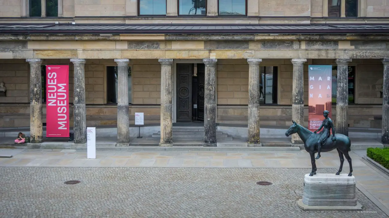 Egypt Museum and papyrus collection in the New Museum Berlin
