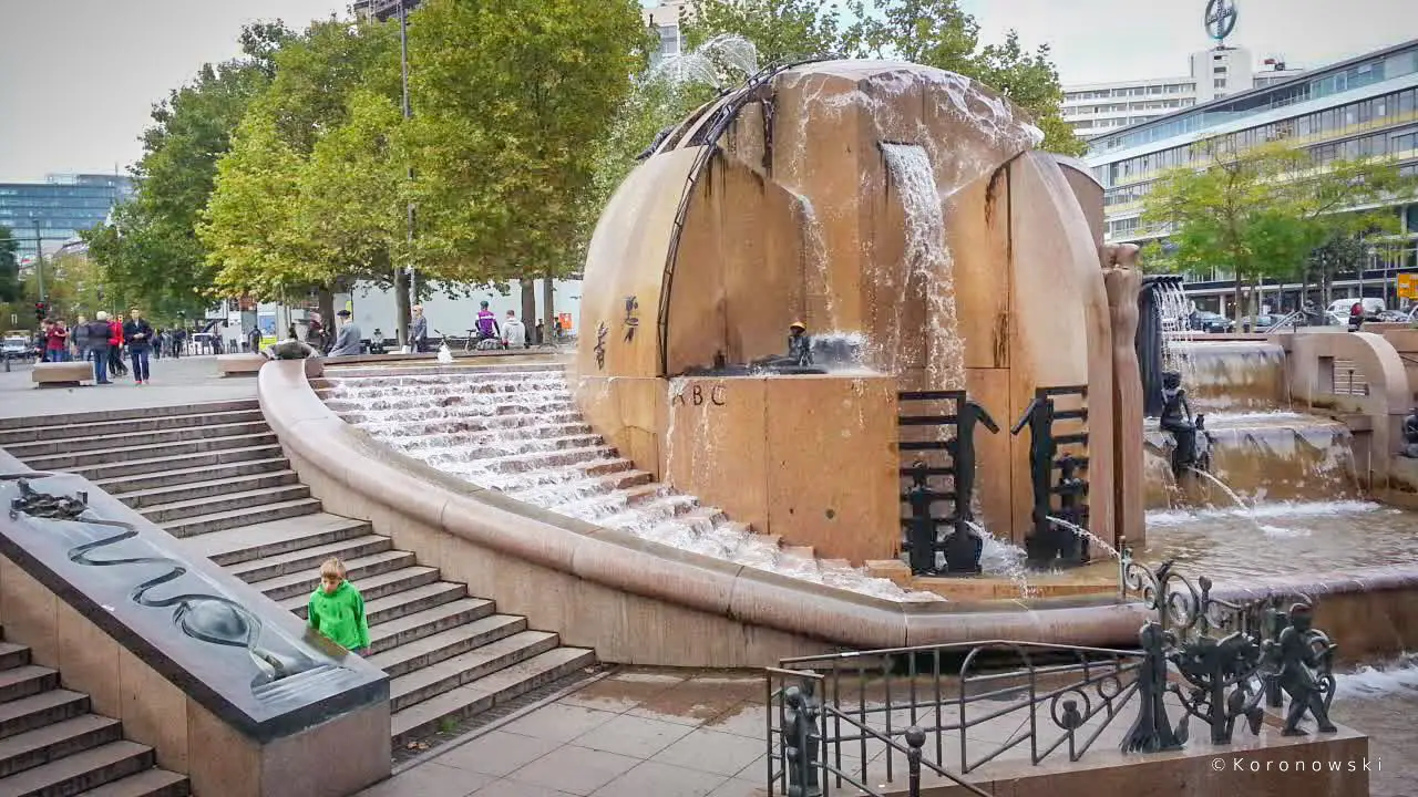 The Globe Fountain in Berlin