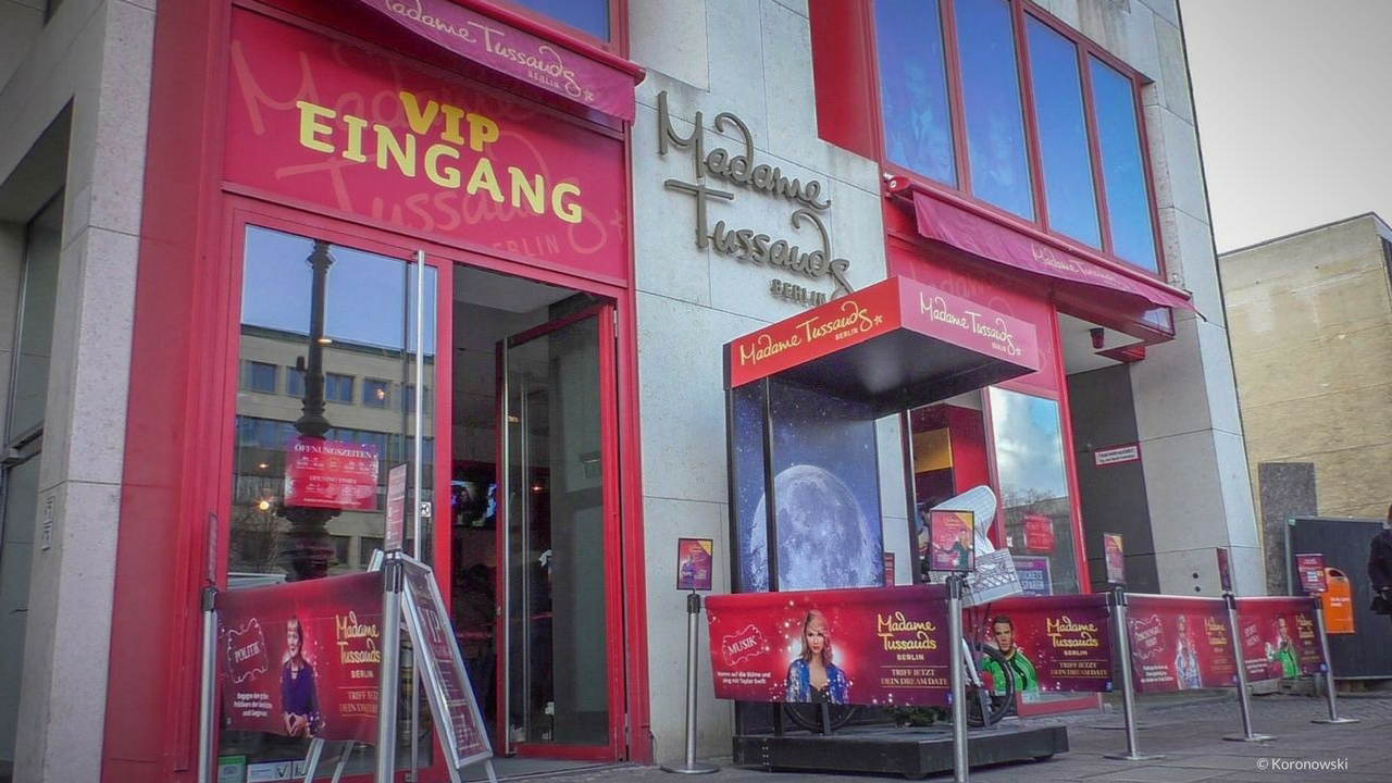 Eingang Madam Tussauds Berlin