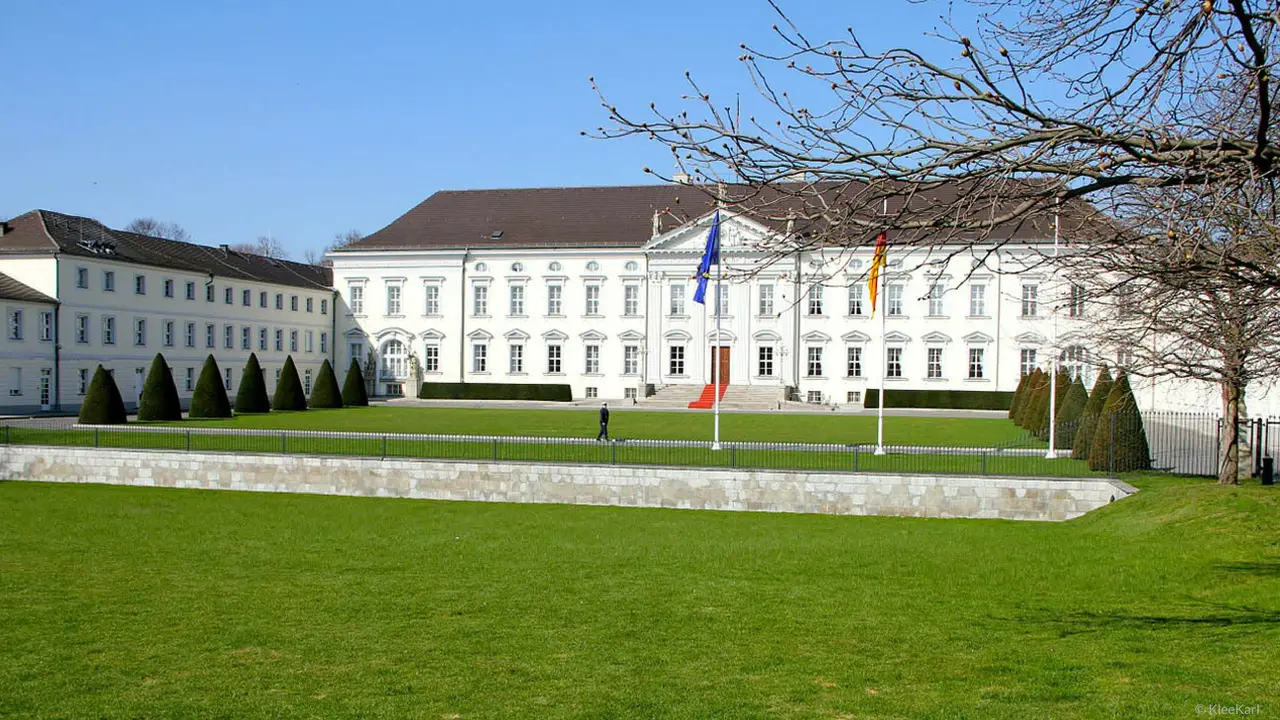 Das Schloss Bellevue ist der Amtssitz des deutschen Bundespräsidenten.