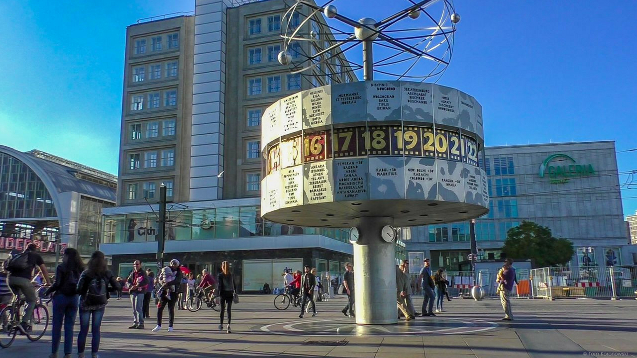 Alexanderplatz in Berlin ist einer der wichtigsten Plätze der Stadt