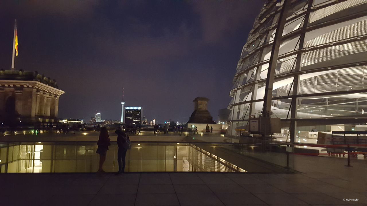 Reichstag Berlin: Dinner auf dem Dach des Berliner Reichstagsgebäudes