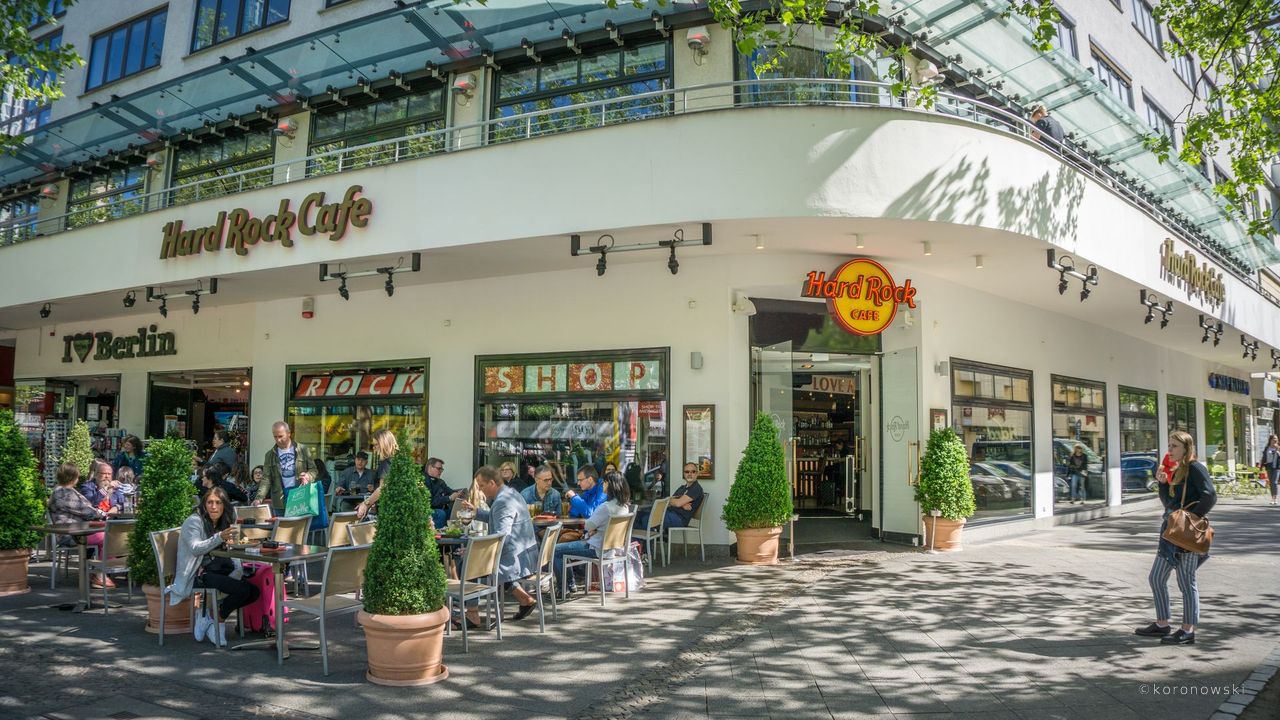 Preferred seats in the Hard Rock Café of Berlin