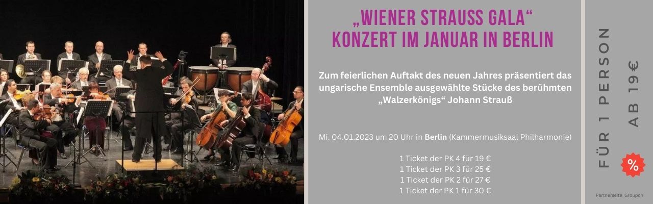 Ticket Wiener Strauss Gala in Berlin