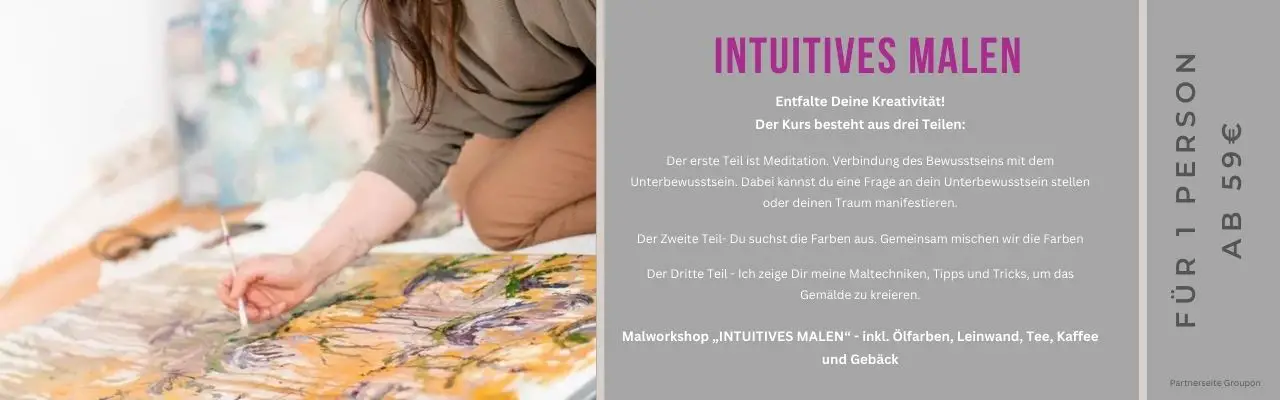 Kunstworkshop bei Intuitives Malen