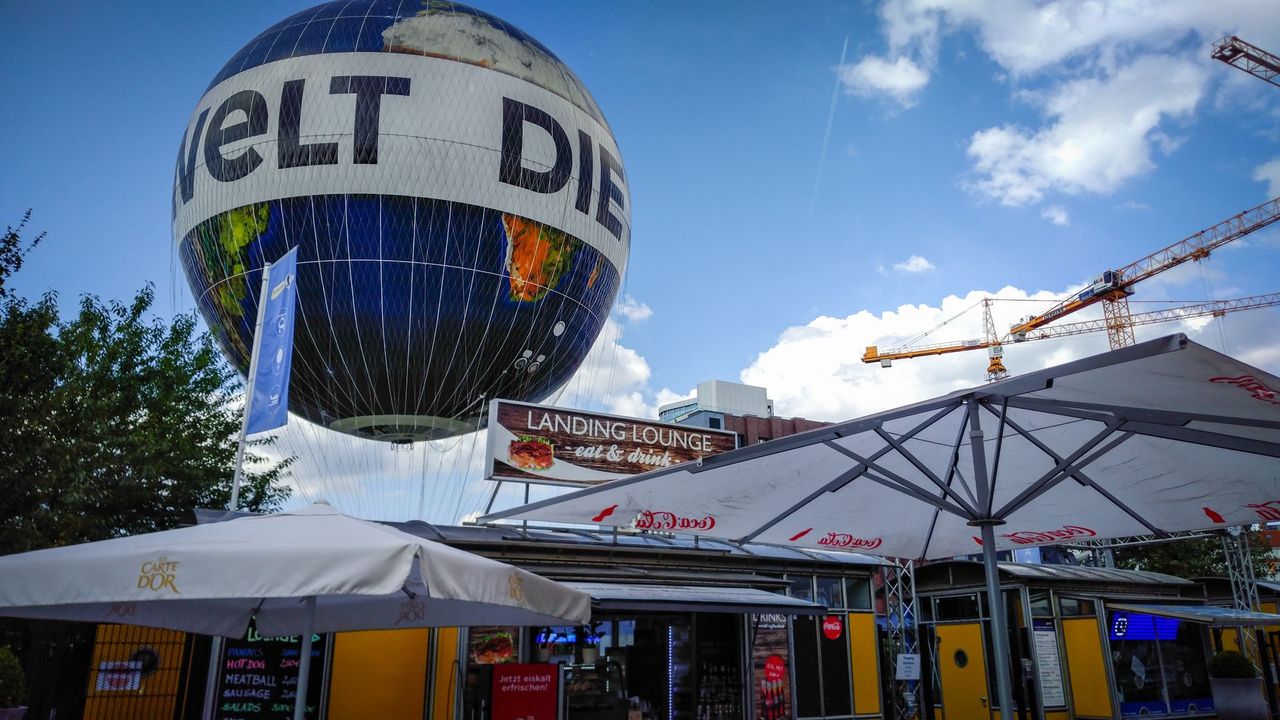  Flying high with the Hi-Flyer at Checkpoint Charlie in Berlin
