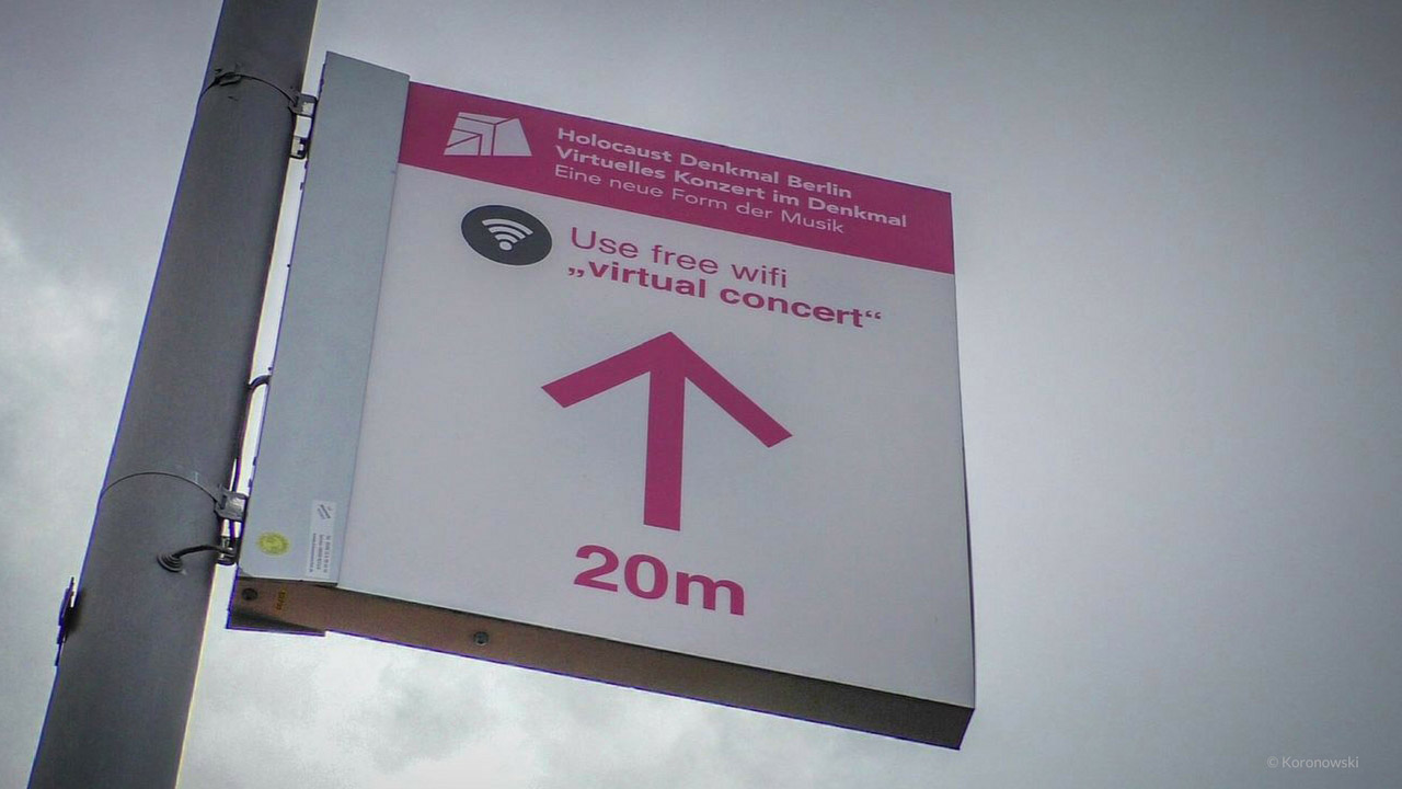 Konzert Holocaust Mahnmal Berlin