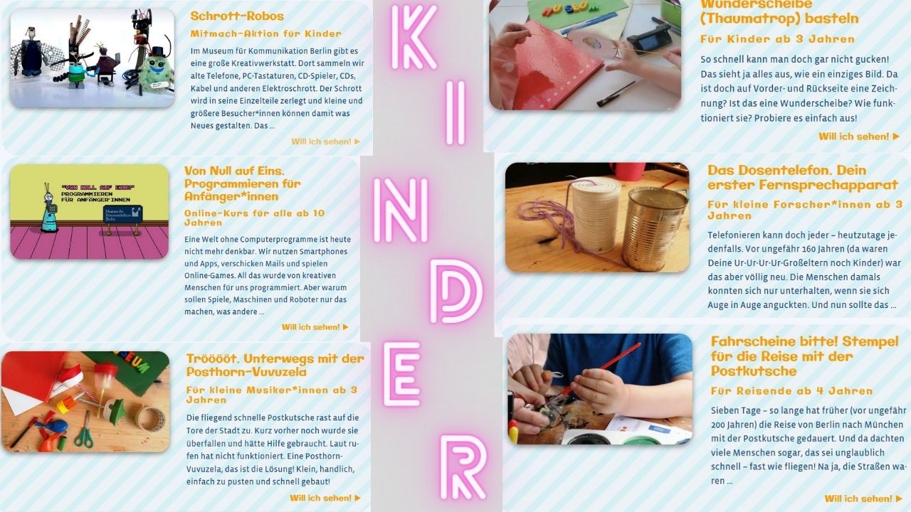 Museum fuer Kommunikation Kinder