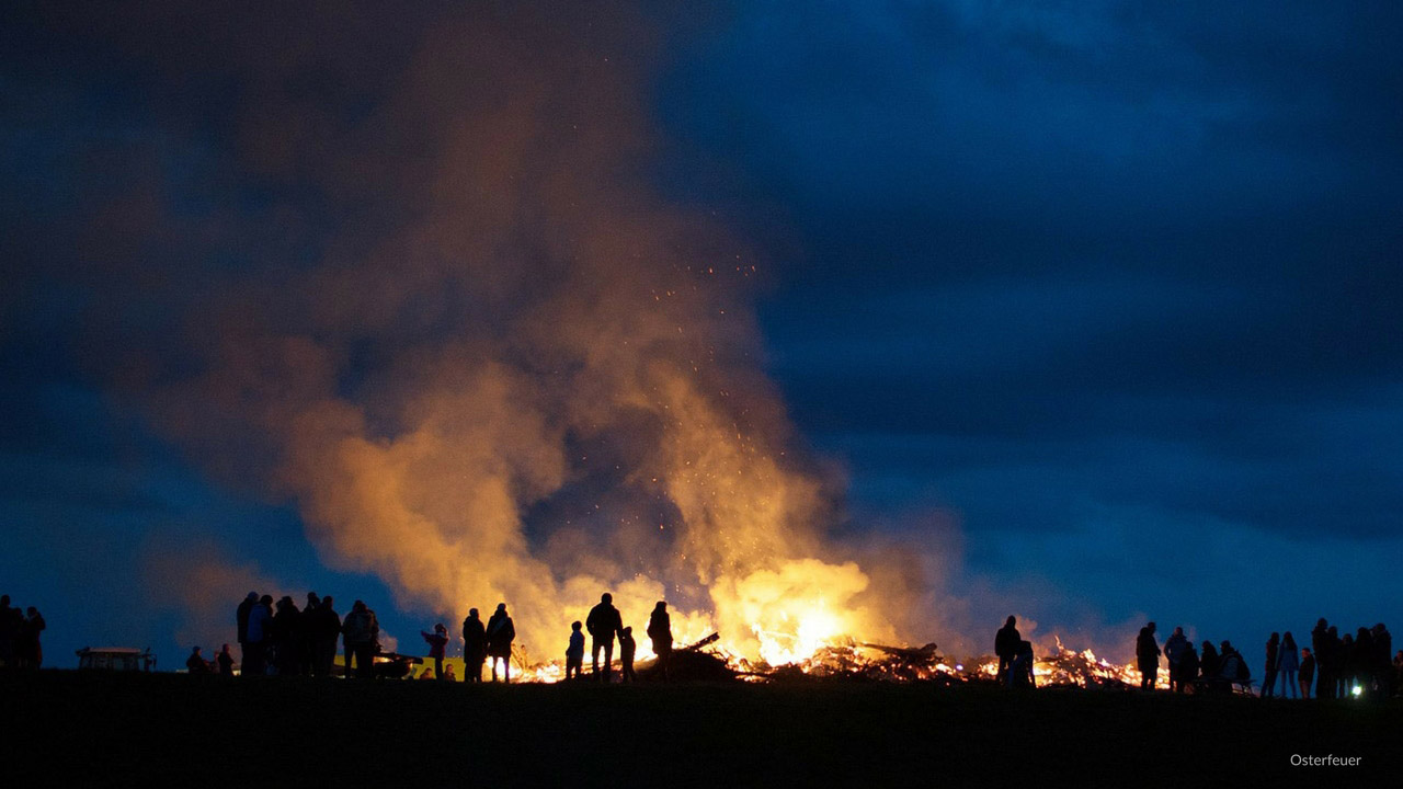 Französisch buchholz osterfeuer Osterfeuer im