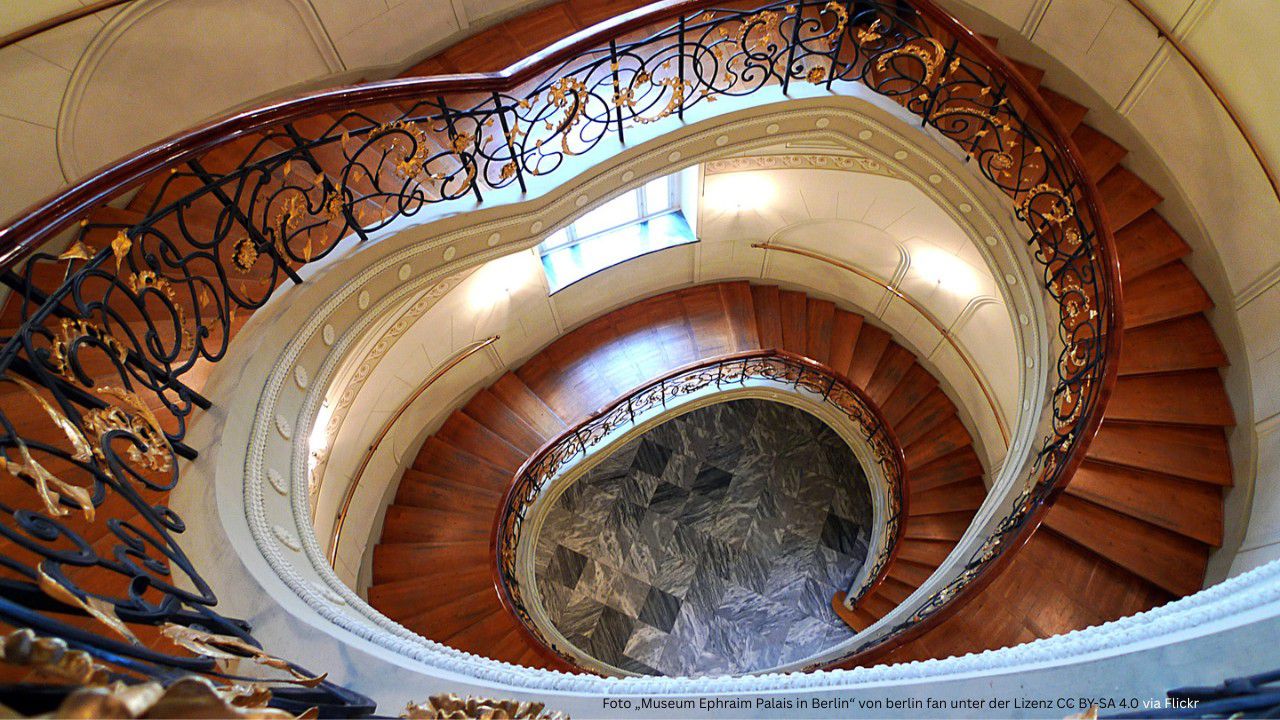 Das Treppenhaus im Museum Ephraim-Palais Berlin