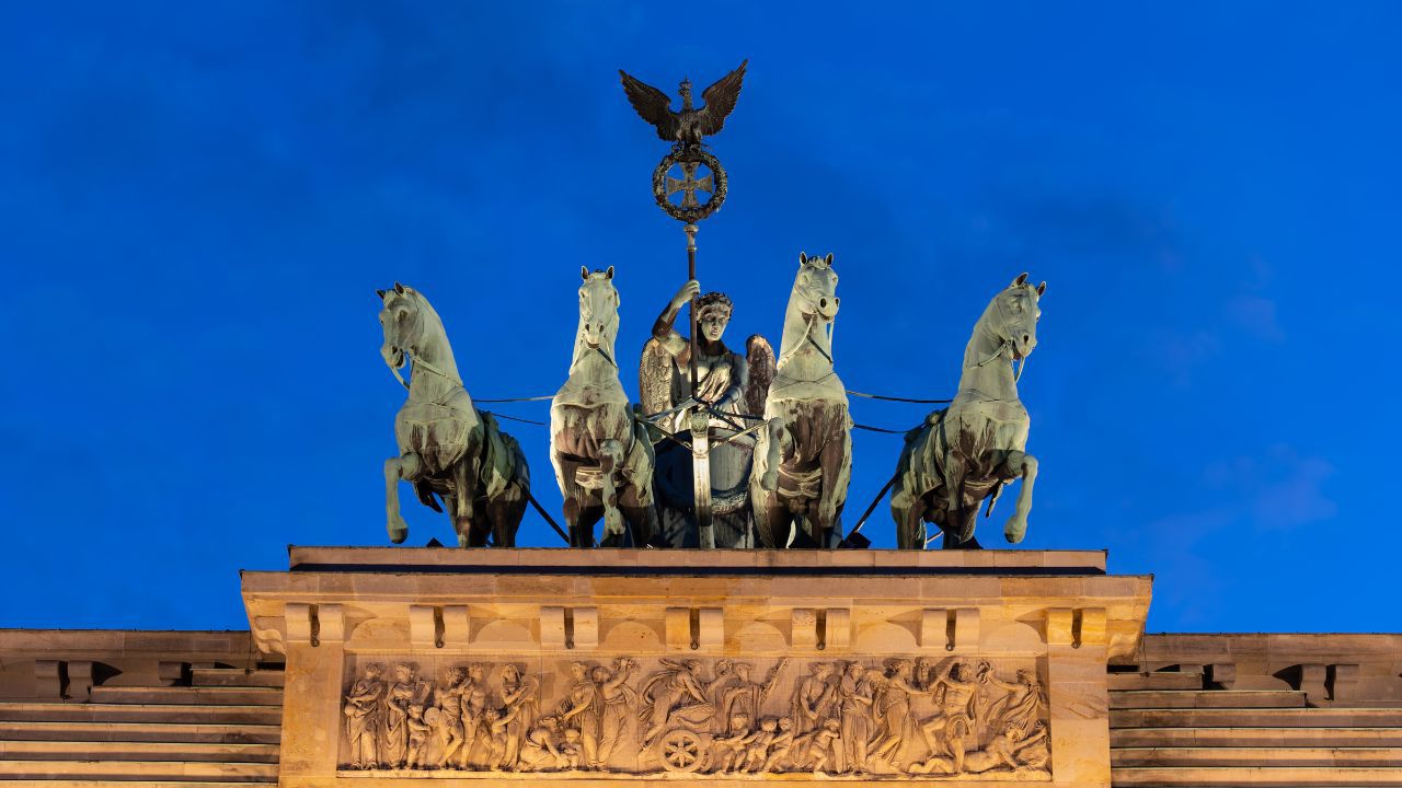 Quadriga auf dem Brandenburger Tor Berlin