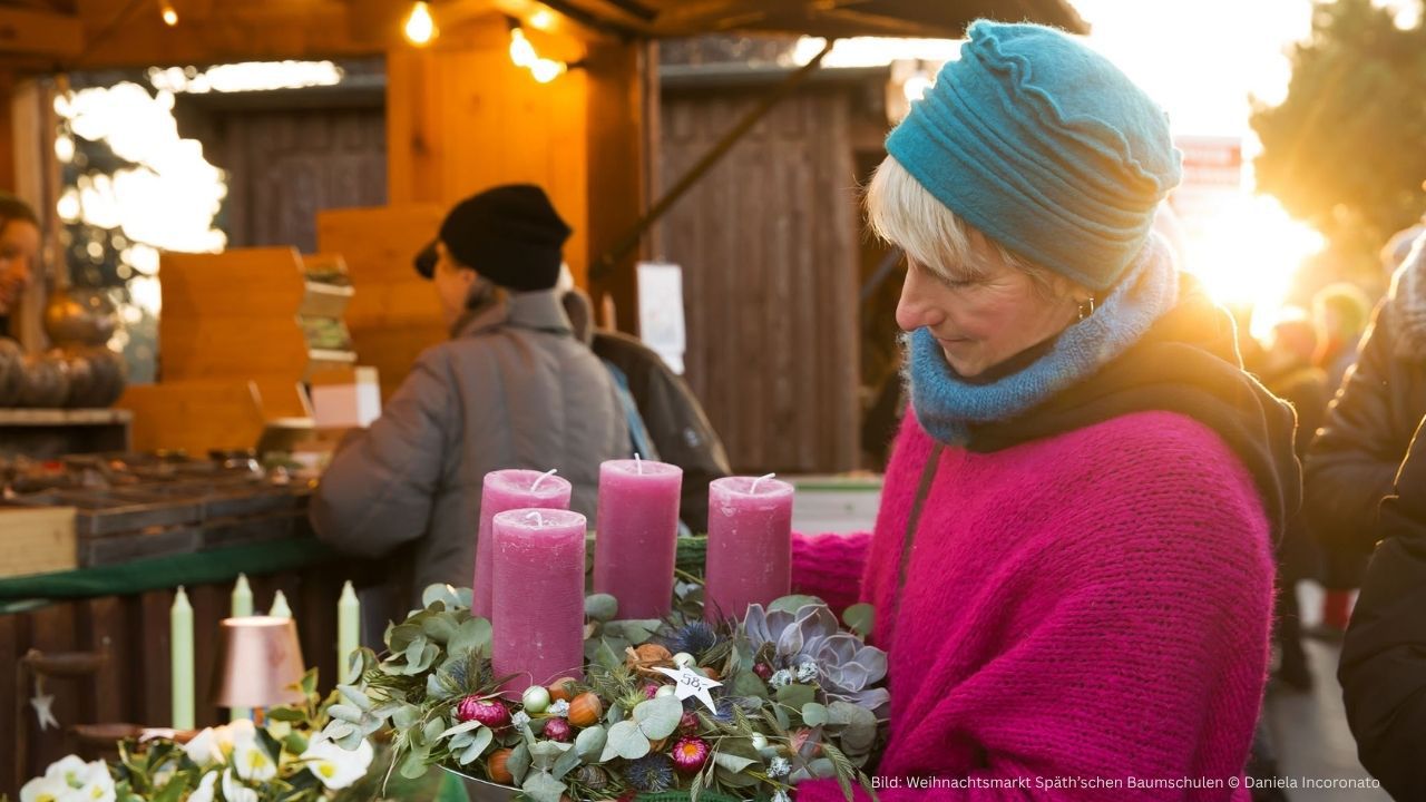 Weihnachtsmarkt Späth’schen Baumschulen in Berlin