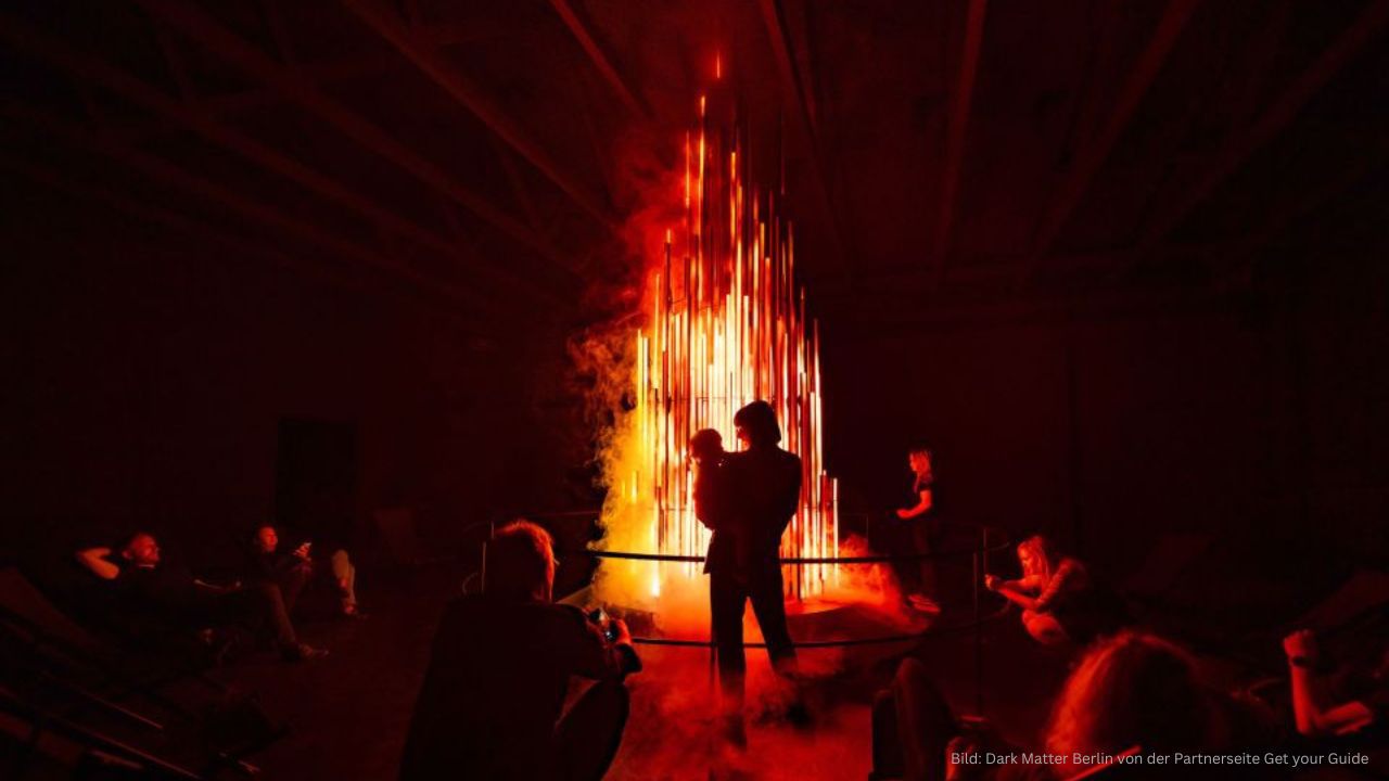 Dark Matter Lichtkunst in Berlin
