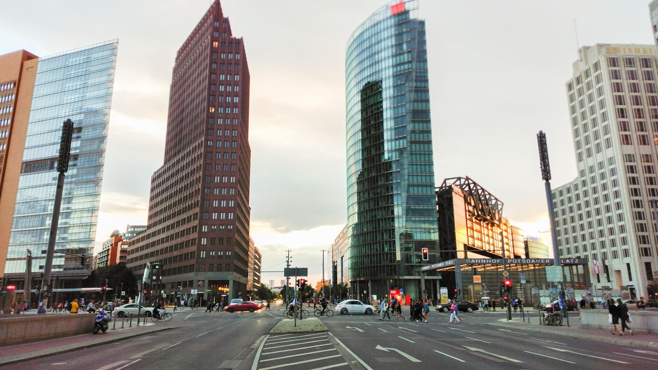 Visit the Forum Tower, Kollhoff Tower, Bahntower on the Potsdamer Platz Berlin.