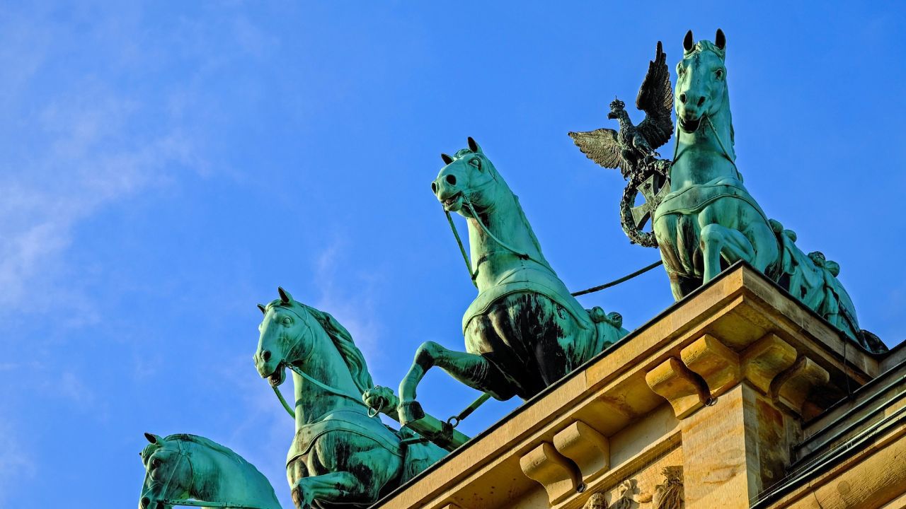 Quadriga auf dem Brandenburger Tor Berlin