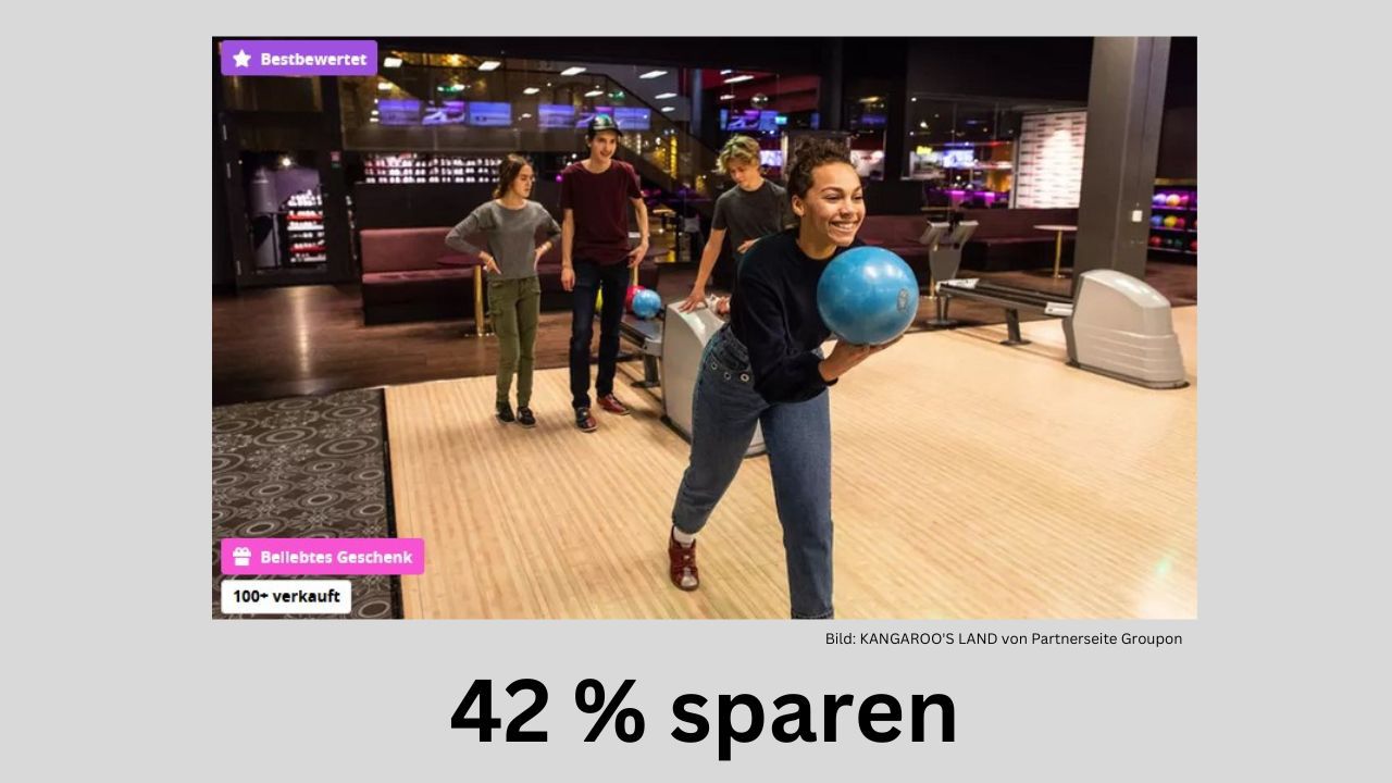 Bowling und Schnitzelgenuss im KANGAROO'S LAND