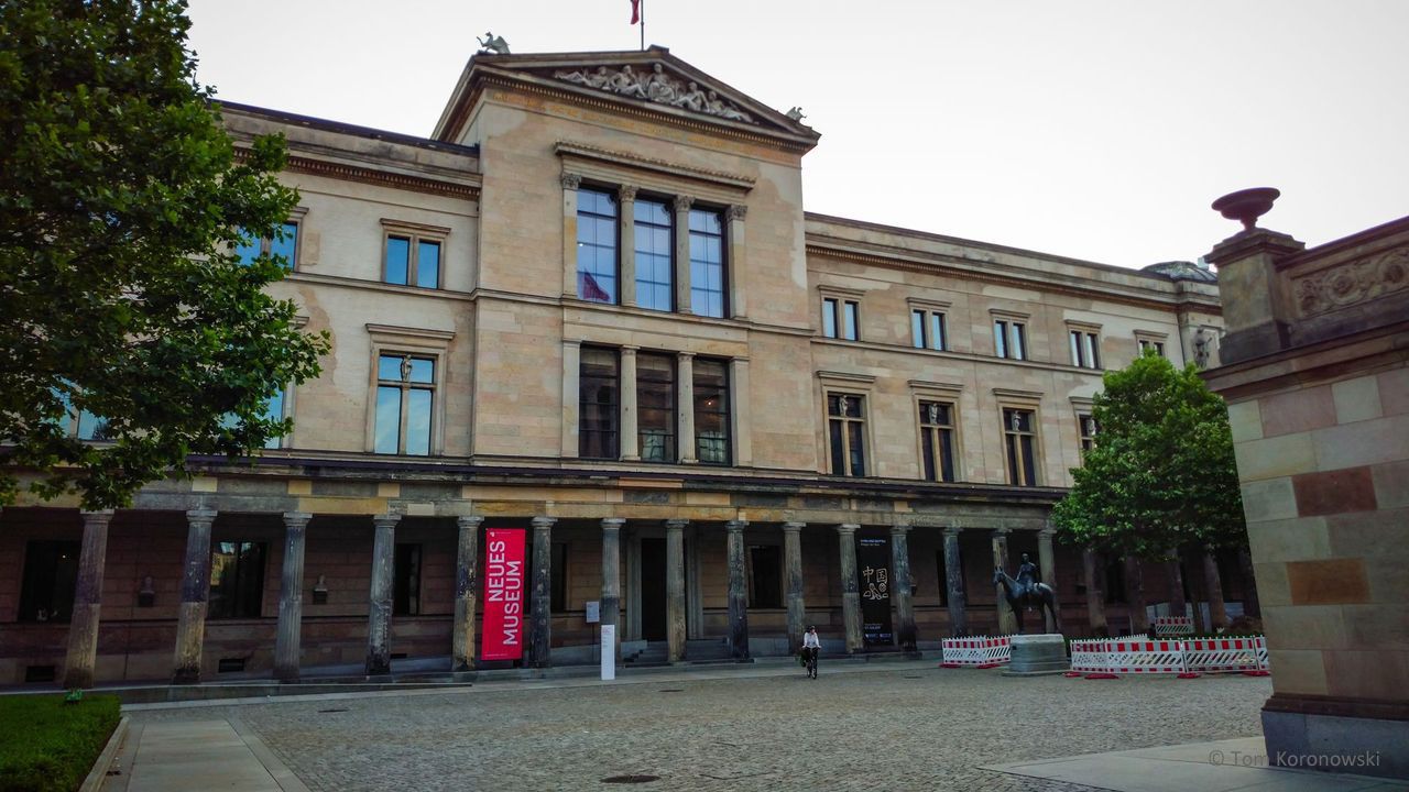 The New Museum on the Museum Island in Berlin.