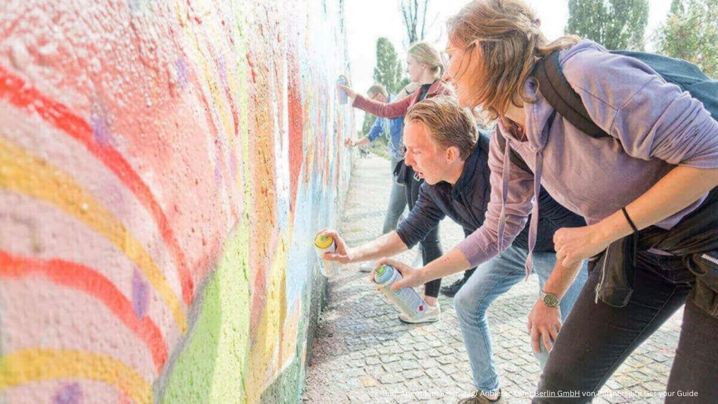Graffiti-Workshop an der Berliner Mauer