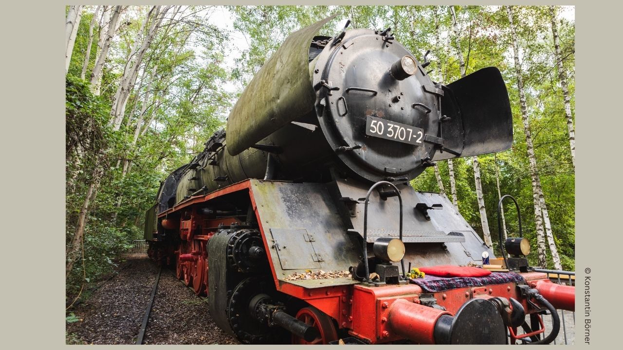 Natur Park Südgelände - Dampflokomotive 503707