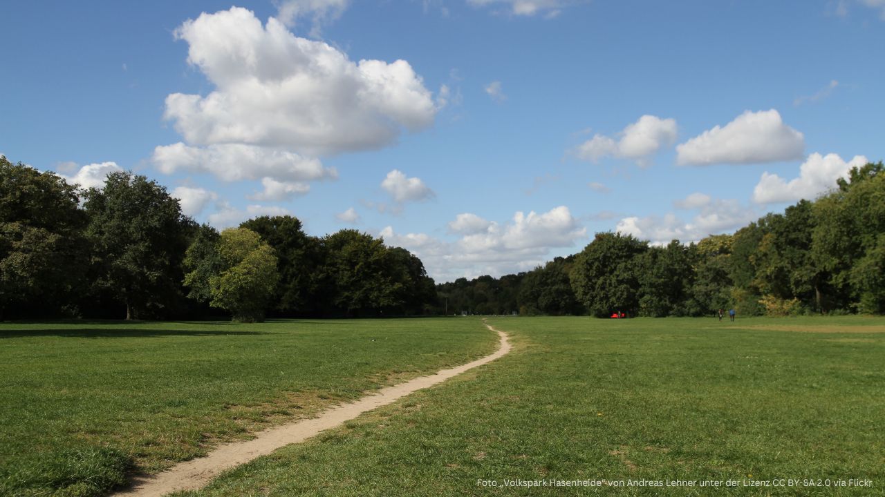 Volkspark Hasenheide in Berlin