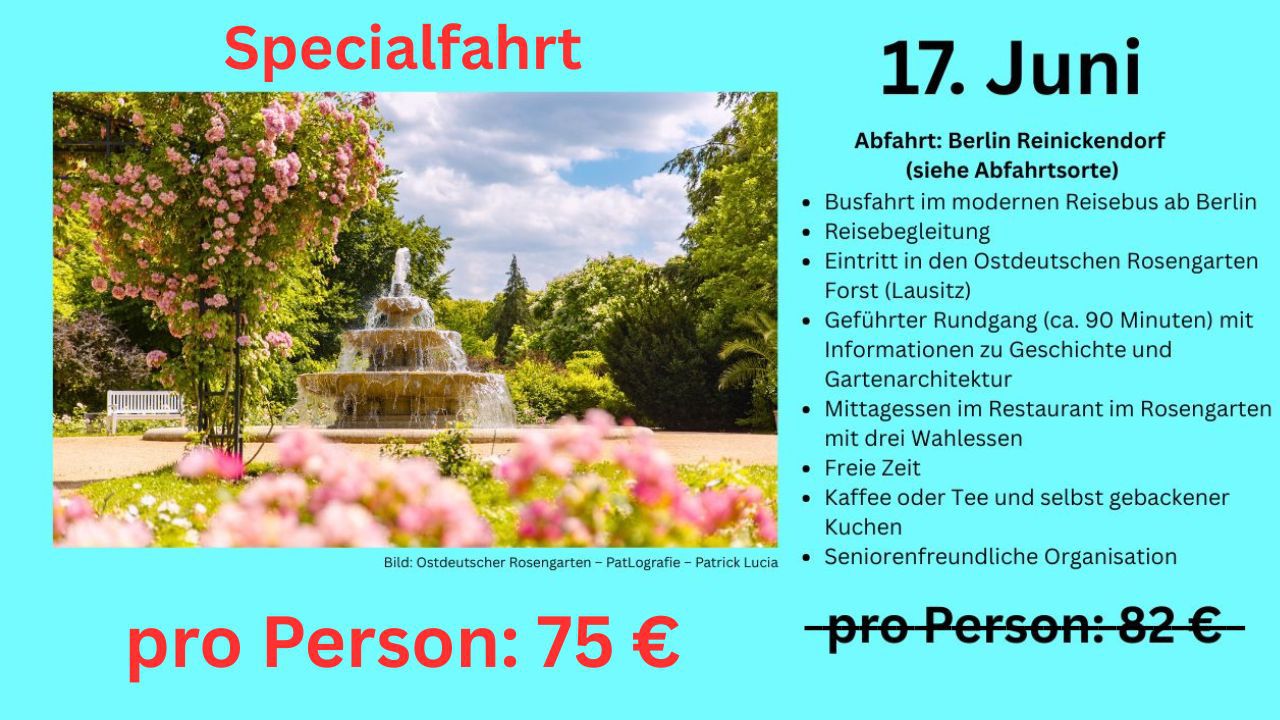 Besuch im Rosengarten