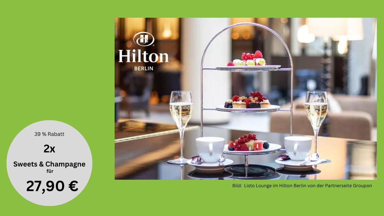 Listo Lounge im Hilton Berlin