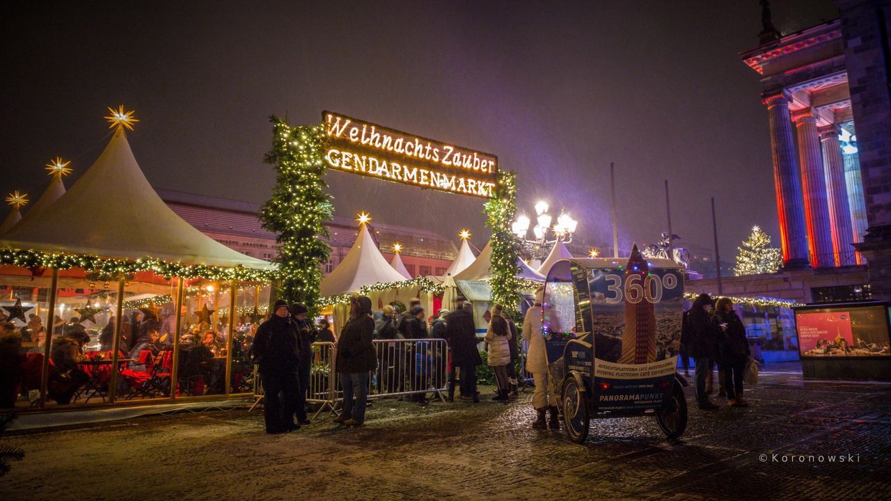 Weihnachtszauber Berlin Gendarmenmarkt dabei sein