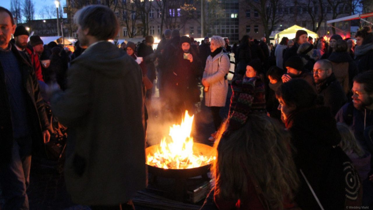 Christmas wedding market in Berlin